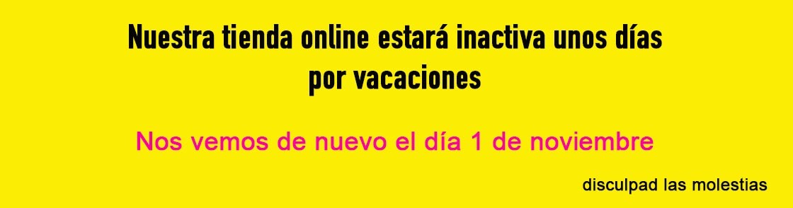 Web inactiva por vacaciones