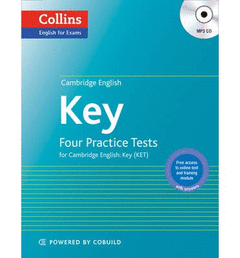 CAMBRIDGE ENGLISH KEY: FOUR PRACTICE TESTS FOR CAMBRIDGE KET WITH ANSWERS + CD