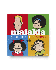 MAFALDA 2026, CALENDARIO DE PARED FAMILIA