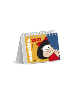 MAFALDA 2027 CALENDARIO  DE ESCRITORIO AMARILLO SIN CAJA