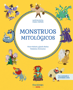MONSTRUOS MITOLGICOS  LIBRO INFANTIL CON JUEGOS Y ACTIVIDADES EXTRA  DESCUBRE