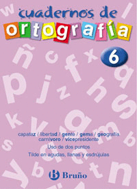 CUADERNO DE ORTOGRAFIA 6