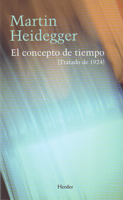EL CONCEPTO DE TIEMPO (TRATADO 1924)