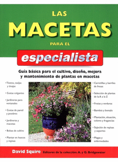 LAS MACETAS PARA EL ESPECIALISTA