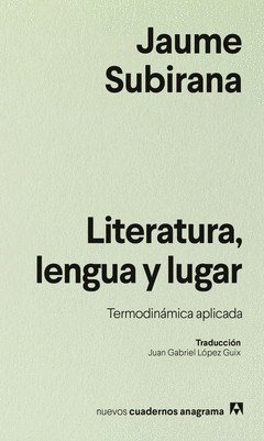 LITERATURA, LENGUA Y LUGAR