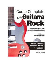 CURSO COMPLETO DE GUITARRA ROCK +CD