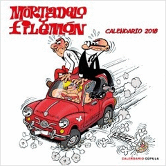 CALENDARIO MORTADELO Y FILEMN 2018