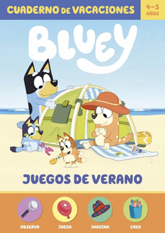 BLUEY. CUADERNO DE VACACIONES - JUEGOS DE VERANO (4-5 A�OS)