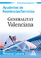 AYUDANTE DE RESIDENCIAS SERVICIOS GENERALITAT VALENCIANA TEMARIO ESPECIFICO