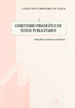 COMENTARIO PRAGMATICO DE TEXTOS PUBLICITARIOS