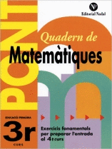 PONT, MATEMTIQUES, 3 EDUCACI PRIMRIA