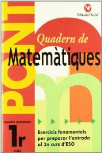 PONT MATEM�TIQUES, 1 ESO