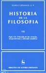 HISTORIA DE LA FILOSOFA. VII: SIGLO XX: FILOSOFA DE LAS CIENCIAS, NEOPOSITIVIS