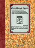 CINCO LIBROS DE SENECA FACSIMIL