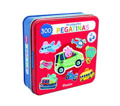 LOS TRANSPORTES. MIS PEQUE�AS PEGATINAS CAJA METAL