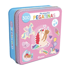 UNICORNIOS. MIS PEQUE�AS PEGATINAS. CAJA METAL